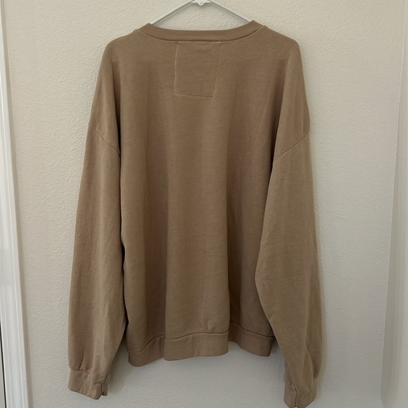 Aviator Nation, NWT Logo women's sweatshirt XL color sand - Picture 6 of 8